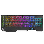 K9600 Wired Gaming Keyboard with RGB Backlight and Comfortable Palm Rest