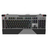 KM16 Aluminum Cover Mechanical Gaming Keyboard with Plamrest