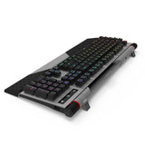 KM16 Aluminum Cover Mechanical Gaming Keyboard with Plamrest